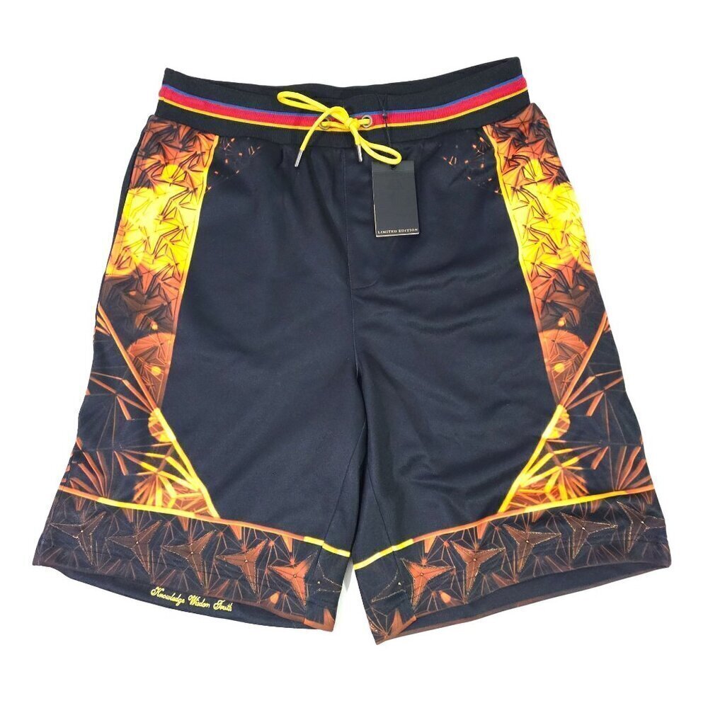 Robert Graham Asteroids Short XL Limited Edition Supima Cotton Black/Yellow